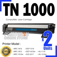 2x TN1000 TN-1000 DR1000 DR-1000 Compatible  Brothe* HL1110 HL1112 HL1112A HL1210W DCP1510 DCP1610w 