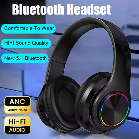 2026NEW B39 Head-mounted Wireless Bluetooth5.3 Headphones With Mic Noise Cancelling Headsets Stereo 