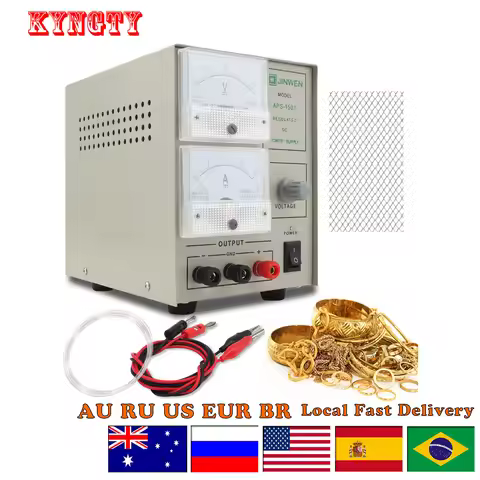 Silver Gold Plating Machine Jewelry Plater Electroplating Processing Tools with Voltage is Adjustabl