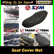 SYM Sport Bonus VF3i Jet Power Sport Rider 125 JET125 E-Bonus 110 SR Bonus Euro 3 Seat Cover Net Jaring Sarung Motosikal