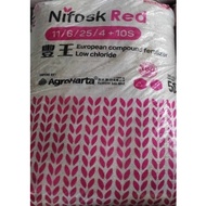 BAJA KUDA MERAH NIFOSK RED BAJA BUAH 1KG [REPACK] 11-6-25-4+10s
