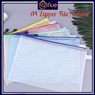 A4 A3 PVC Zipper File Transparent Bag Document File Zip File A4 School and Office Stationery