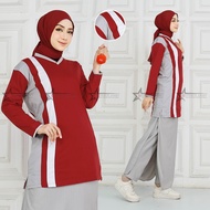 Muslim Women's Sportswear Set Skirt Pants Muslimah Sports Pants Rocela Muslim Women's Gymnastics Spo