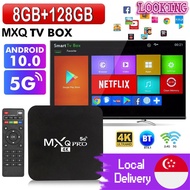 MXQ PRO 4K 5G Tv Box RK3328A Android 10.0 16GB 256GB Smart Set Top Box with Remote Control