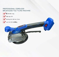 Máy ốp lát gạch men máy đầm rung dùng pin T-BOSS MAX 18-21V công suất 200Wlực hút 200kgchân phổ thôn