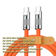 66W Mecha Fast Charging USB Type C Cable  USB C to Type C Cable For OPPO Reno 14Pro 13Pro 12Pro 14 5