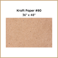 Kraft Paper #80 (36x48 inches) Brown Wrapping Paper