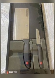 全新 孖人牌 zwilling twin point套裝 中式廚刀