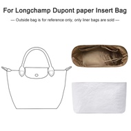 Bag Organizer For Longchamp Tote Handbag Dupont Paper Inner Bag Purse Insert Storage Makeup Bags Liner Bag Support Shaper