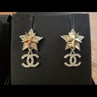 (全新品)Chanel星星雙C．Logo耳環