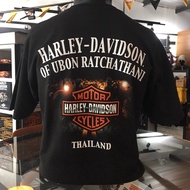 เสื้อยืดผู้ชาย [S-5XL]เสื้อยืด OLP ลิขสิทธิ์แท้ HARLEY-DAVIDSON OF UBON RATCHATHANI - VINTAGE GOLD【ก