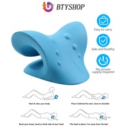 【SG seller】Neck Massager Pillow For Pain Relief Cervical Neck Stretcher C Rest Neck V Shape Pillow