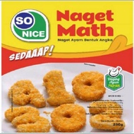 CHICKEN NUGGET MATH SO NICE SEDAAAP 250GR NAGET AYAM BENTUK ANGKA
