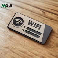 Wooden Wifi Wall Board TW03 - Wifi Password Signboard for Cafe - Restaurant - Spa - Homestay