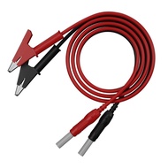 DOU 2pcs Electrical Testing Cable 4mm Banana plugs to Alligators Clip Test Leads 3 3ft Length Multim