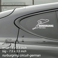 Track #32 Nurburgring F1 Circuit German sticker