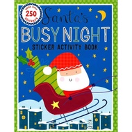 Sticker Activity Book Santa's Busy Night/Children's Activity Book/Children's Sticker Book/Children's Christmas Book/Children's Christmas Gift
