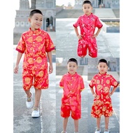 Chinese New Year Costume For Men + Women Printed Fabric There Are 2 Pieces In Total Chinese New Year