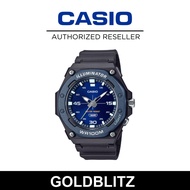 Casio MW-620H-2A Heavy-duty High-visibility Bar Index 46.1 mm Sunray Blue Dial Metallic Finish Men's