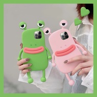 Zhao Silu Same Style Frog Suitable for Apple iPhone15promax Phone Case 14plus Funny 13mini Mini 12 C