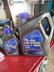 น้ำมันเครื่อง s-oil BLUE7 CK-4 10W30 ดีเซล ระยะเปลี่ยนถ่าย 12000 กม. (บรรจุ 6 ลิตร+1ลิตร)