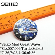 Seiko Great Off Kanagawa Dial Mod 7s26 seiko5 nh36 4r36 [Penawaran