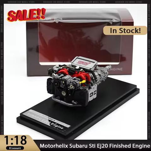 New In Stock Motorhelix Mh 1:18 Subaru Sti Ej20 Finished Engine Model Alloy Miniature Diecast Orname