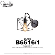 B6610 / B6616 / B6691 / B6694 BLACK E27*1 MINIMALIST WALL LIGHT
