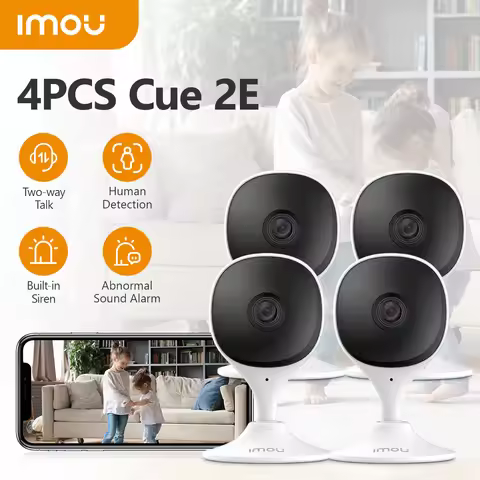 4PCS IMOU 3MP/2K Indoor Security Camera Wi-Fi IP Security Surveillance Kids Camera Smart System with