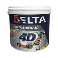 สีน้ำทาฝ้า ชนิดด้าน DELTA DELTASHIELD 4D 7000 สีขาว 5 แกลลอน (1263340)