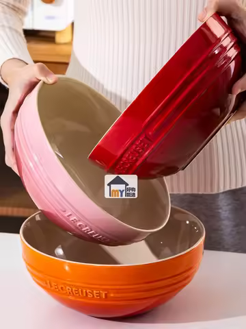 Le Creuset Ceramic Large Soup Bowl 85 Inches High Aesthetic Diningware Cooking Bowl French Style Smo