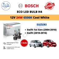 BOSCH Eco H4 LED Headlamp Bulb Cool White (2pcs) 12V 24W for Suzuki Swift (Year 2004-2016) Mentol De