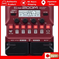 [legit]ZOOM Zoom Multi-effects pedal for bass red B1 FOUR