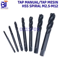 MESIN Hand Tap Machine Tap M2-M12 Spiral HSS Not Yamawa OSG YG