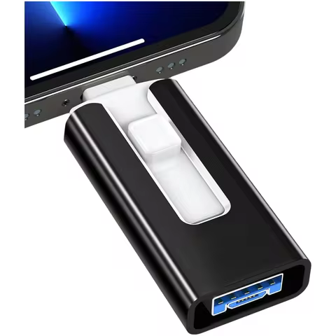 4in1 OTG 512GB 256GB for iPhone USB 3.0 Flash Drive 2TB 1T Android TYPE-C PenDrive Mobile Micro USB 