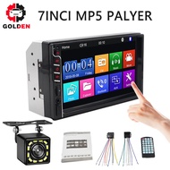 Universal 2DIN Radio Mobil 7 Inci HD Layar Sentuh Multimedia 7031 MP5 Player 12V Double Din Android Auto Audio Mobil Stereo Radio TV Mobil Bluetooth TF FM