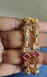 gold plated indian bangles/ad stone antique bangles/ traditional bangles/Indian bangles for women