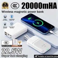 【3C Certification 】Ccc power bank Magnetic 3C Powerbank 20000mAh Wireless Powerbank Fast Charging Po