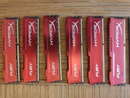 金士頓 HyperX Fury Red DDR3-1866 16GB