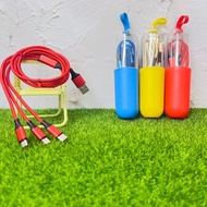 【花米邸家】3頭充電線膠囊 婚禮小物 企業活動禮 桌上禮 活動禮