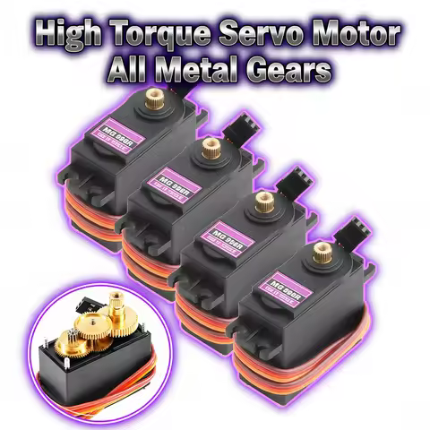 4PCS 13KG 15KG Servos Digital MG995 MG996R Servo All Metal Gear for JR Car RC Model Helicopter Boat 
