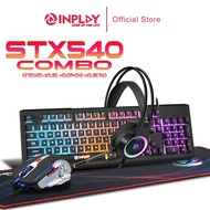 ◎♀INPLAY STX540 Gaming 4in1 Kit | KEYBOARD MOUSE SET + HEADSET MOUSE PAD Combo | For PC Computer
