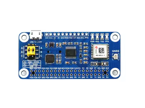 MAX-M8Q GNSS HAT for Raspberry Pi, Multi-constellation Receiver Support, GPS, Beidou, Galileo, GLONA