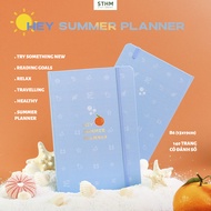 Hey Summer Planner - Sổ tay lập kế hoạch cho mùa hè - 140 trang đánh số - 13x19cm - STHM stationery