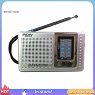  Radio Gift Digital Radio Portable Mini Am Fm Radio with Long Telescopic Antenna Compact Size Impact-resistant 2 Band Radio Receiver for Travel and Outdoor Use