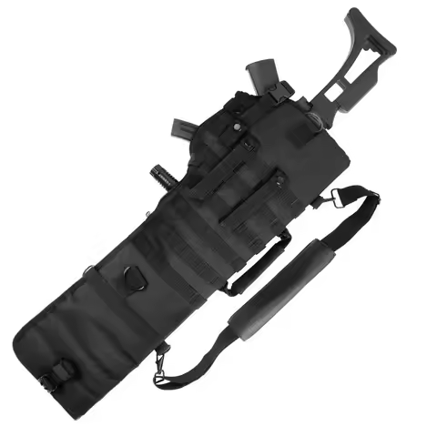 Tactical Rifle Shotgun Scabbard Bag Shotgun Shoulder Carry Case 34 Inch Hunting Gun Holster Airsoft 