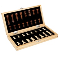 3 In 1 Chess Board Set Premium Wooden Folding Portable Chess Board Chess Set Tournament 29cm Gift Fa