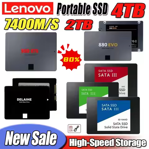 Lenovo 4TB Solid State Disk SSD 880 EVO 500G 1TB 2TB Internal HDD Hard Drive Sata3 2.5 Inch For Lapt