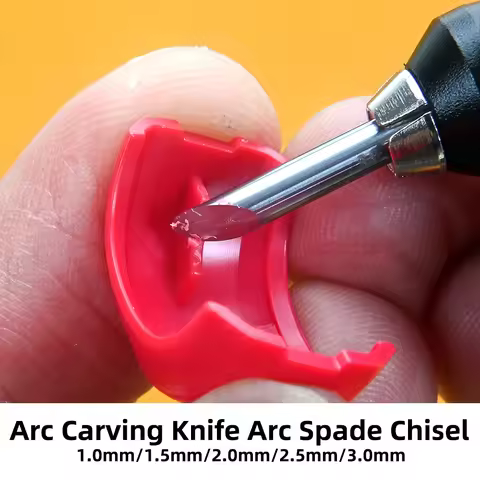 Precision Engraving Knife round Head Arc Carving Chisel for Gundam GK Military Model Building - Mode