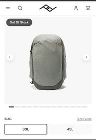 peak design TRAVEL BACKPACK 30L綠色